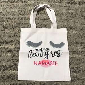 Small Fabric Tote "I need my beauty rest"
